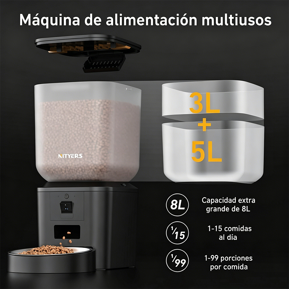 Nityers 8L Automatic Cat Feede - đánh giá và giá Kitchen Appliances Video