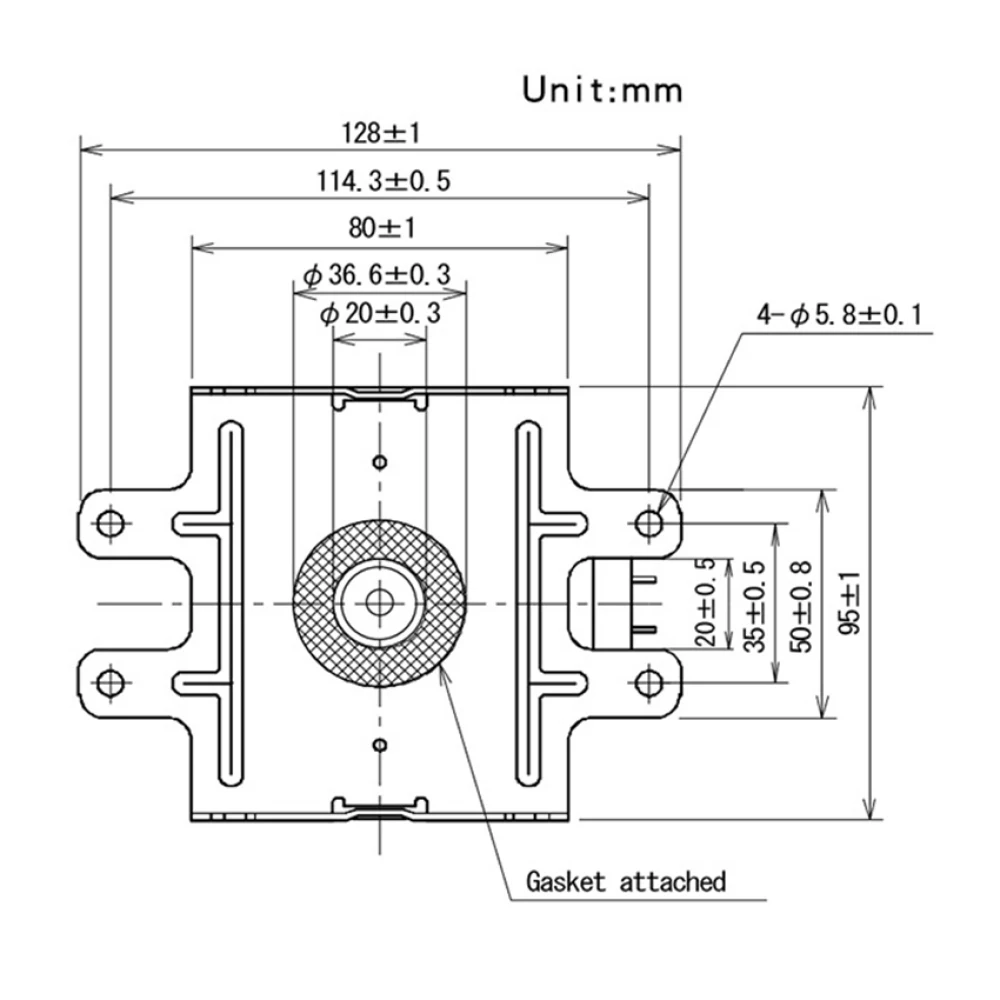 1000W Long Leg Air-cooled Fixe - đánh giá và giá Microwave Oven